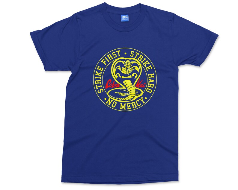 Cobra Kai Kids T shirt Kung Fu Top Gift Cobra Kai Shirt | Karate Kid | Karate Shirt | Kids Gift Shirt | Birthday Gift | Childrens ALL Sizes image 7