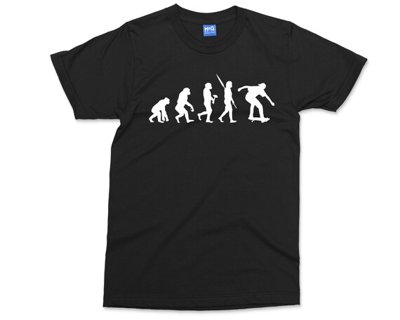 Skateboarding T-Shirt, Skateboarders T-shirts | Skater Shirts, Skating T-shirt, Evolution of Skateboarding tee, Skater Streetwear Apparel