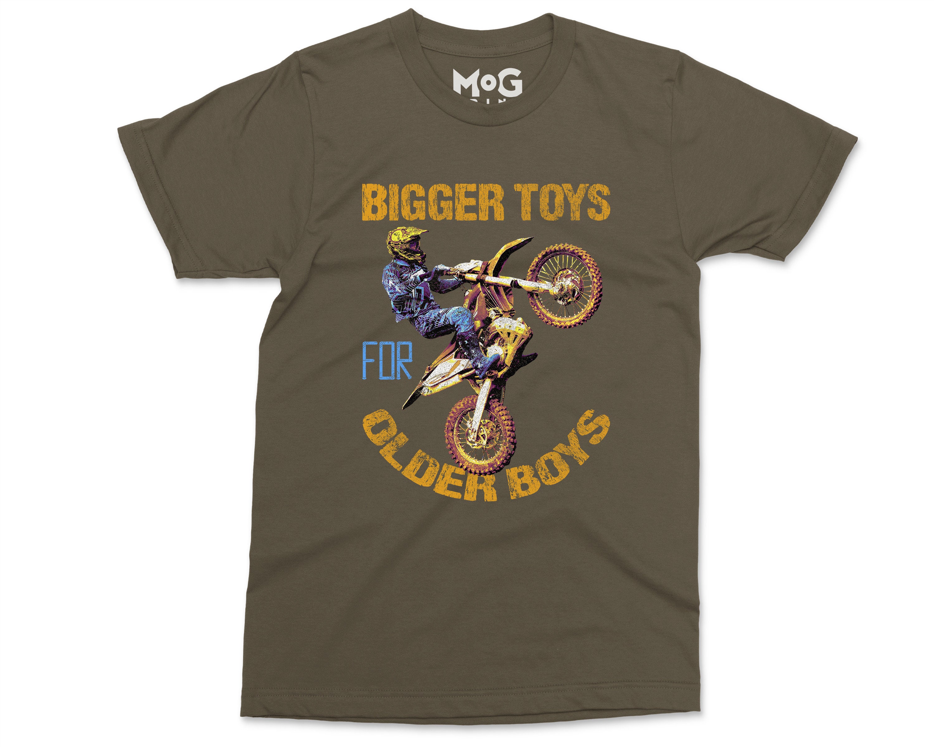 Bigger Toys Older Boys Moto Biker T-shirt en coton pour homme MXGP