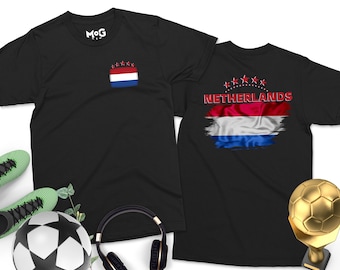 TShirt holandês do futebol de <br> Entrega Rápida? Homens Mulheres Crianças | Holanda Holandês Nederlands Voetbal | Camiseta de futebol da Copa do Mundo da Holanda Torcedores da Copa da Holanda