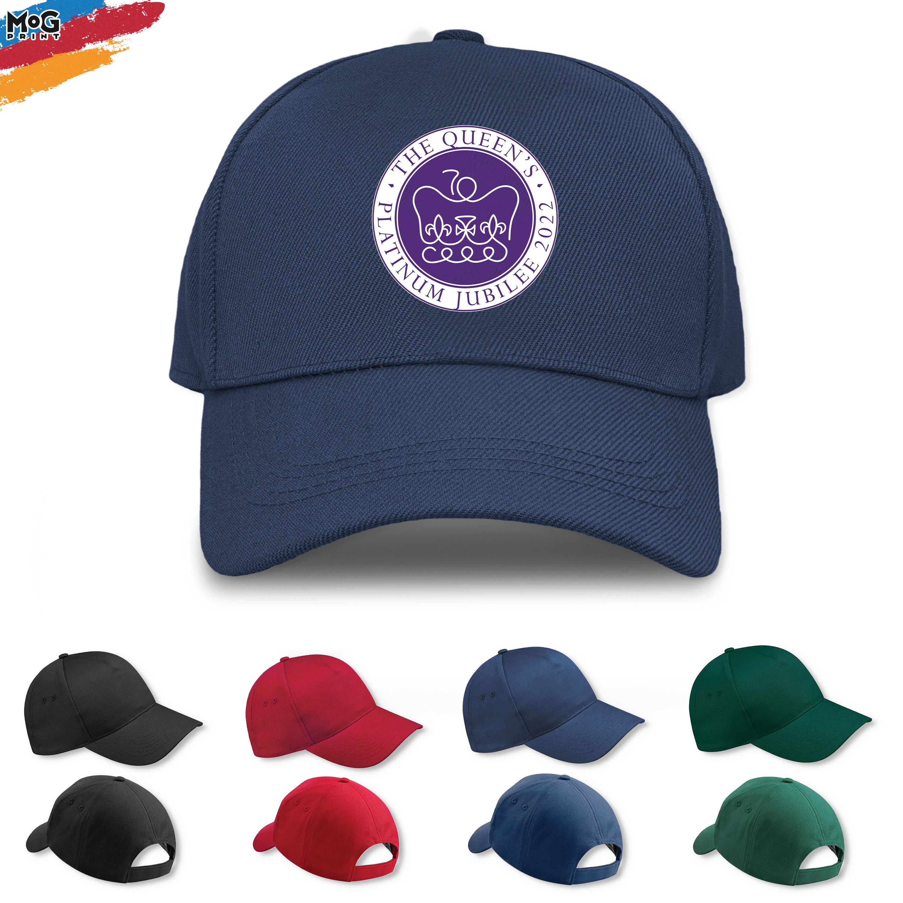 Discover The Queen's Platinum Jubilee 2022 CAP | Queens Jubilee Hat | Queen Elizabeth II Gifts | 70th Platinum Jubilee 70 Year Reign | Adult Kids HAT