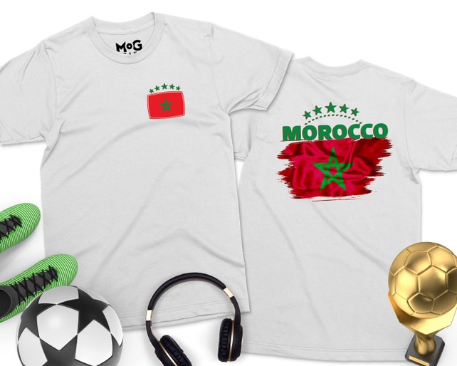 FIFA Offizielles WM 2023 Trikot Marokko Kinder | Unisex Fußball Shirt Frauen Weltmeisterschaft