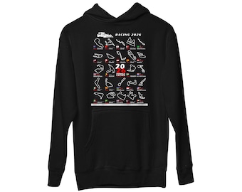 Formula Racing 2026 Schedule Hoodie, Motorsport Fan Hoody, Racing Enthusiast Hoodie, Unisex Top for Him & Her, Perfect Race Day Gift Idea