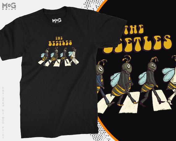 The Beetles Classic T-shirt, Parody Humor Funny Art Cartoon