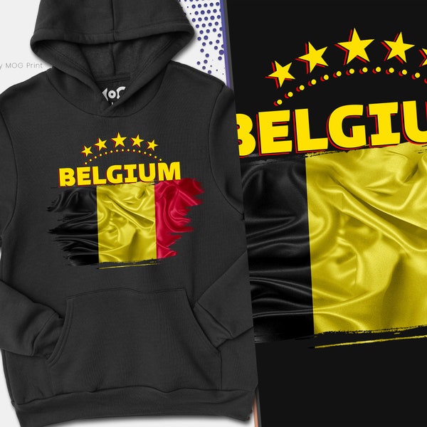 Belgium Hoodie Shirt Jumper, Belgian Traveler Visiting Belgium, Belgier Shirt, Belgien Hoodie, Belgia Gifts Belgische Flagge Pullover Belgie