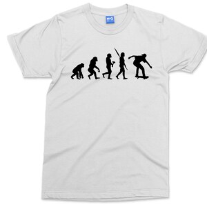 Skateboarding T-Shirt, Skateboarders T-shirts | Skater Shirts, Skating T-shirt, Evolution of Skateboarding tee, Skater Streetwear Apparel image 3