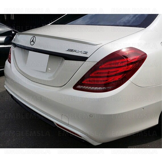 Mercedes-Benz W222 S-Class Matte Black Trunk Star Emblem Rear Luggage Lid Logo Mercedes-Benz W222 S-Class Matte Black Trunk Star Emblem Rear Luggage Lid Logo