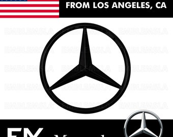 1/18 1/20 Mercedes Benz 2-Teile 3D Stern Star Kühlerlogo Ornament badge sign MB 