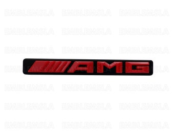 AUTOBLING4U AMG GT Panamericana Front Chrome Badge – For Mercedes C43 E43 GL63