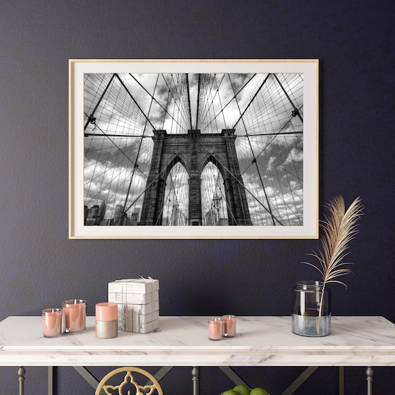 New York City Black and White New York City Wall Art Decor - Etsy