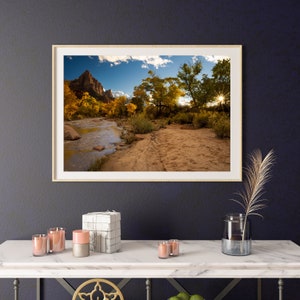 The Watchman in Zion National Park – Fall Splendor – Digital Download
