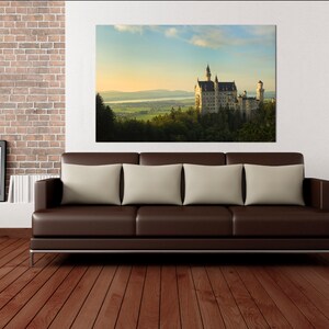 Neuschwanstein Castle Print, Neuschwanstein Castle Wall Art Decor, Neuschwanstein Castle Printable Poster, Bavaria, Germany image 5