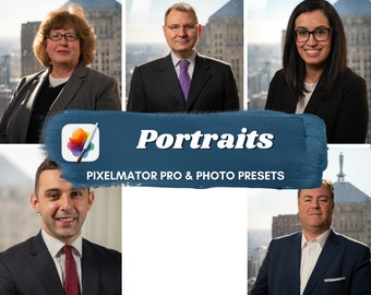 Portraits - Pixelmator Pro & Pixelmator Presets (Adjustments)