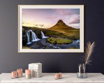Iceland Color Print, Iceland Wall Art Decor, Iceland Print, Printable Poster, Iceland Poster, Iceland Art Snæfellsnesvegur