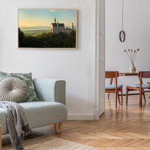 Neuschwanstein Castle Print, Neuschwanstein Castle Wall Art Decor, Neuschwanstein Castle Printable Poster, Bavaria, Germany image 6