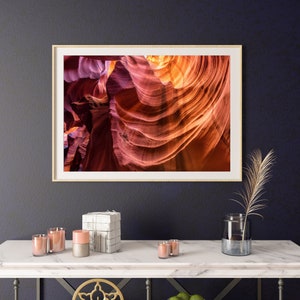 Antelope Canyon - Farbdruck, Wandkunst, druckbares Poster, digitaler Download, digitale Datei, Utah, Arizona