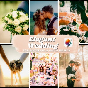 Pixelmator Pro & Photomator Presets (Adjustments) - Elegant Wedding, Wedding Presets, Photo Editing, Mobile Presets, Film Presets