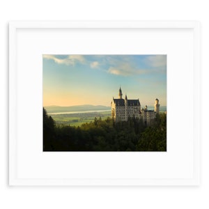 Neuschwanstein Castle Print, Neuschwanstein Castle Wall Art Decor, Neuschwanstein Castle Printable Poster, Bavaria, Germany image 3