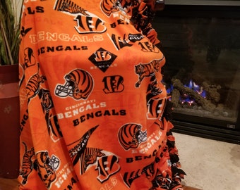 bengals sweatshirt blanket