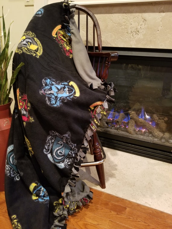 Embroidered Personalized Tie Blanket
