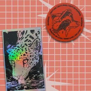 vinyl stickers | laptop, skateboard, waterbottle stickers | holographic waterproof stickers|