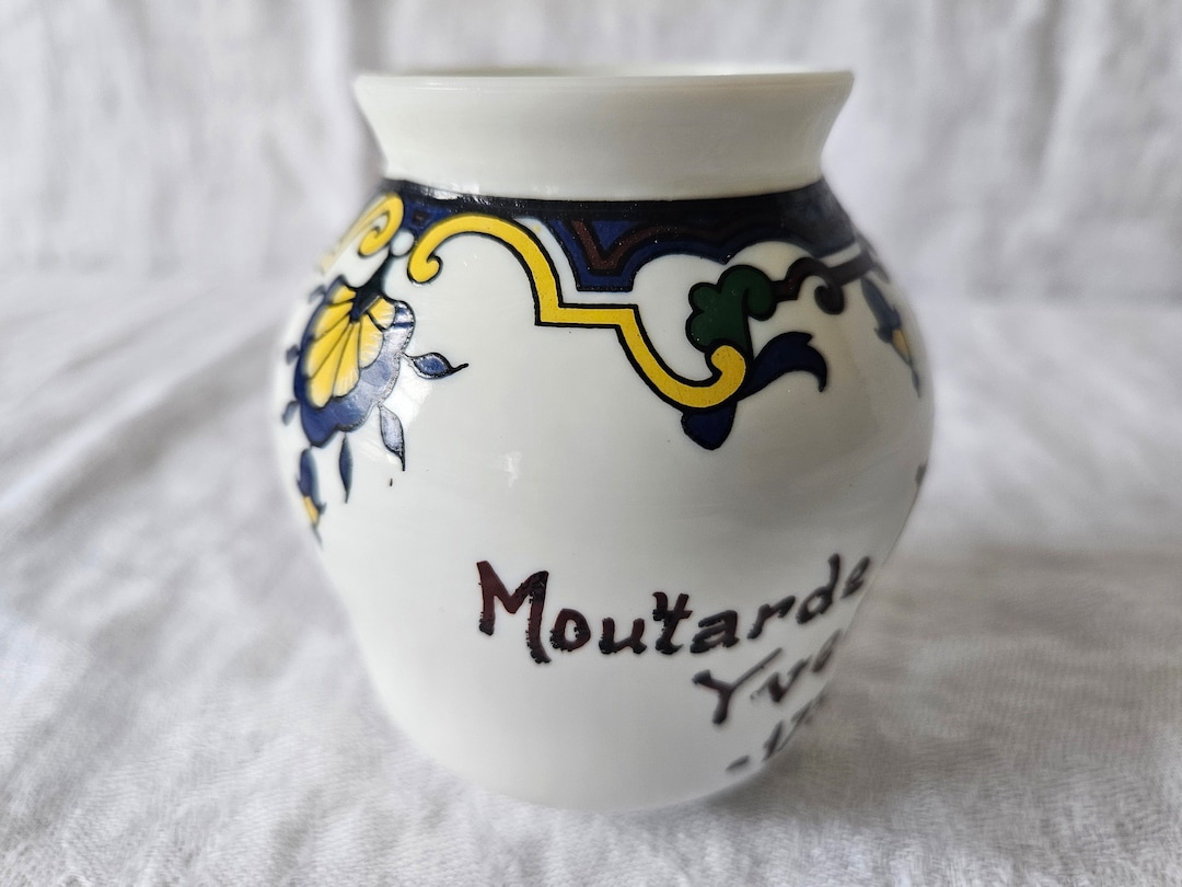 Moutarde Bocquet Yvetot 1735 Mustard Jar Etsy
