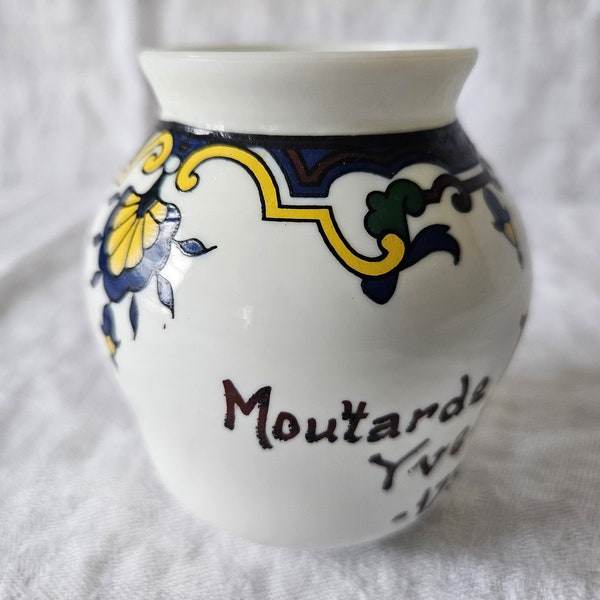 Moutarde Bocquet Yvetot -1735- Mustard Jar