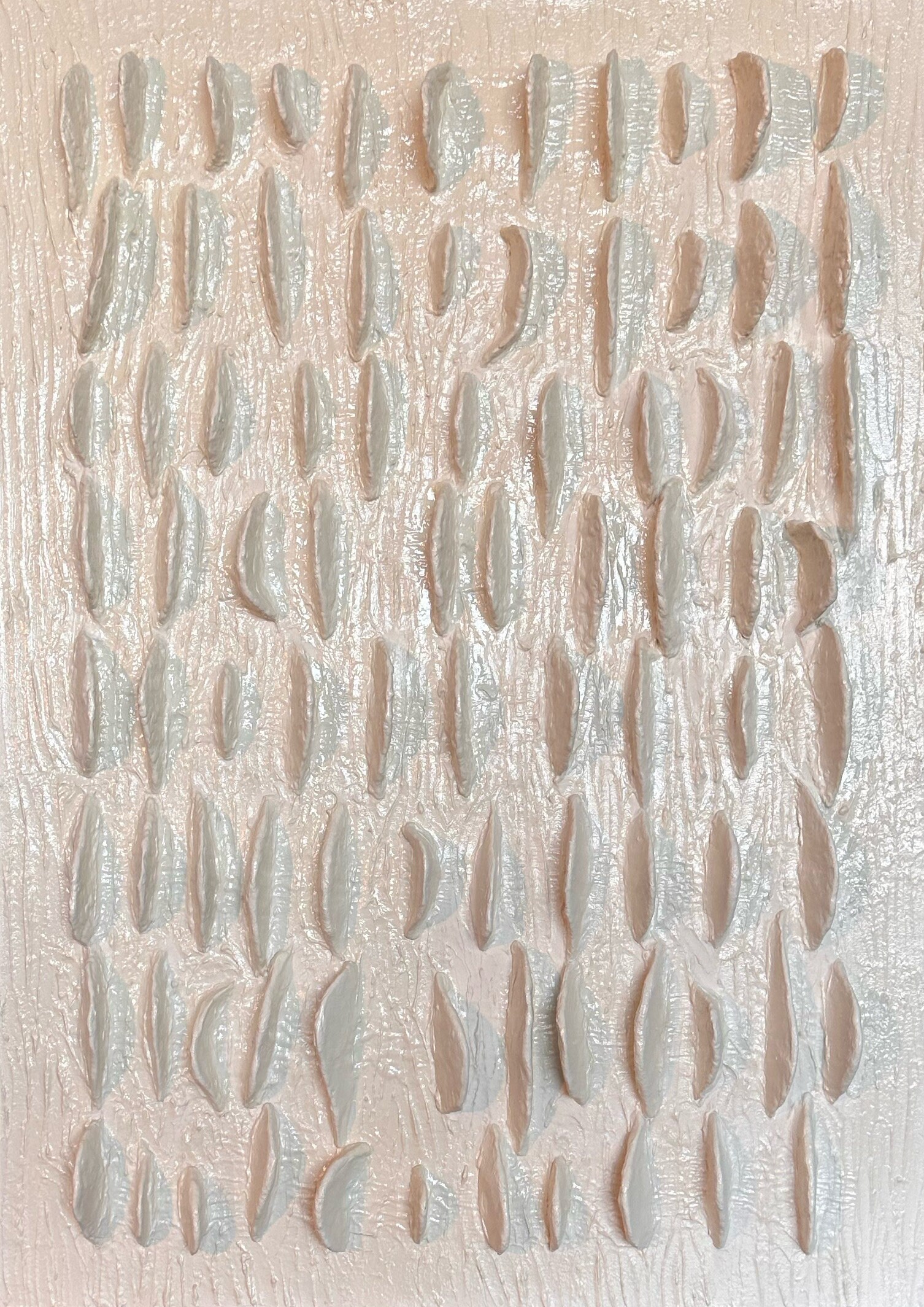 Textured Paper Mache Wall Art, Canvas Wall Art, Minimalist Wall Art