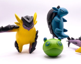 Gekko Valorant Agent - riot game abilities fanart - Wingman Mosh Pit Thrash Dizzy figures toy collectibles statue blizzard