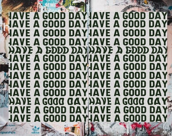 Good Day | digital poster, digital print, prints, inspirational quote, poster, wall decor, home decor, typography print, dorm, classroom