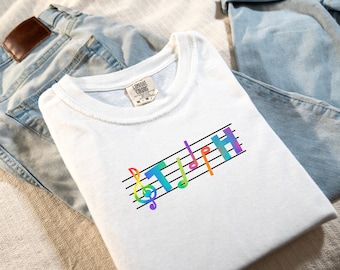 Camiseta "Teach Music Staff"
