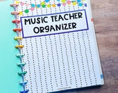 Festive Music Teacher Organizer and Planner