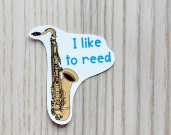 Tenor Saxophone Sticker | Music Teacher Sticker