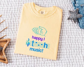 So happy I teach music! Shirt | Music Teacher Tee