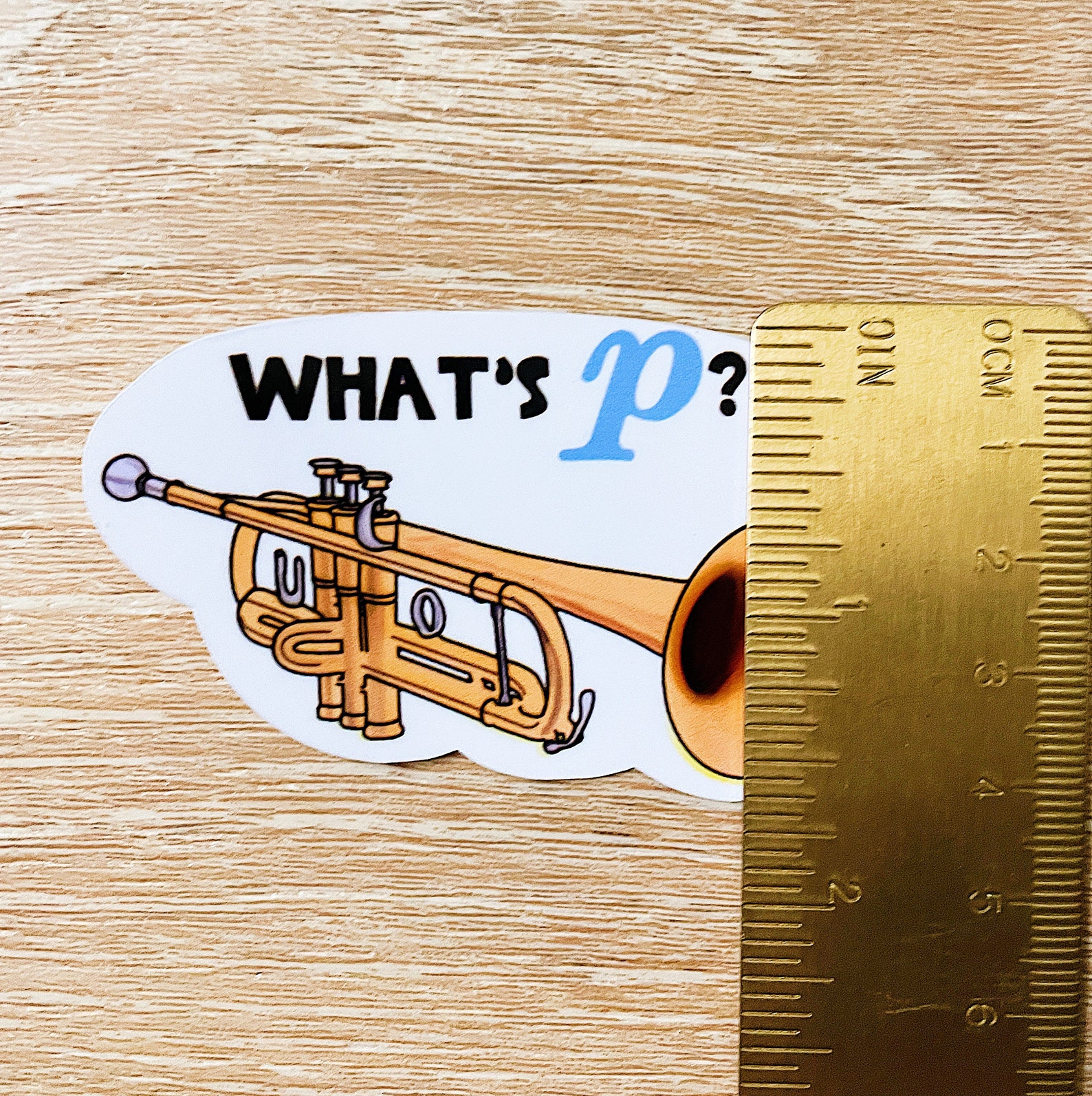 Silver Trumpet Sticker Trumpet Sticker | Music Teacher Sticker, Music Sticker, Music, Band ...