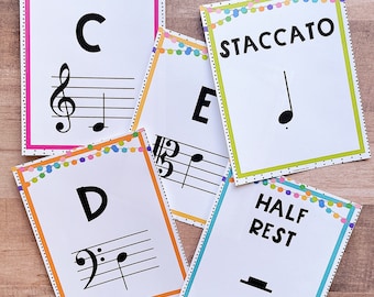 Feestelijke muziek woord muur bewerkbare muziek klaslokaal decor