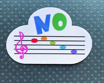No Decaf Sticker | Music Sticker | Coffee Sticker