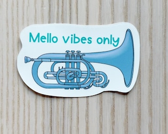 Mellophone Sticker | Music Teacher Sticker