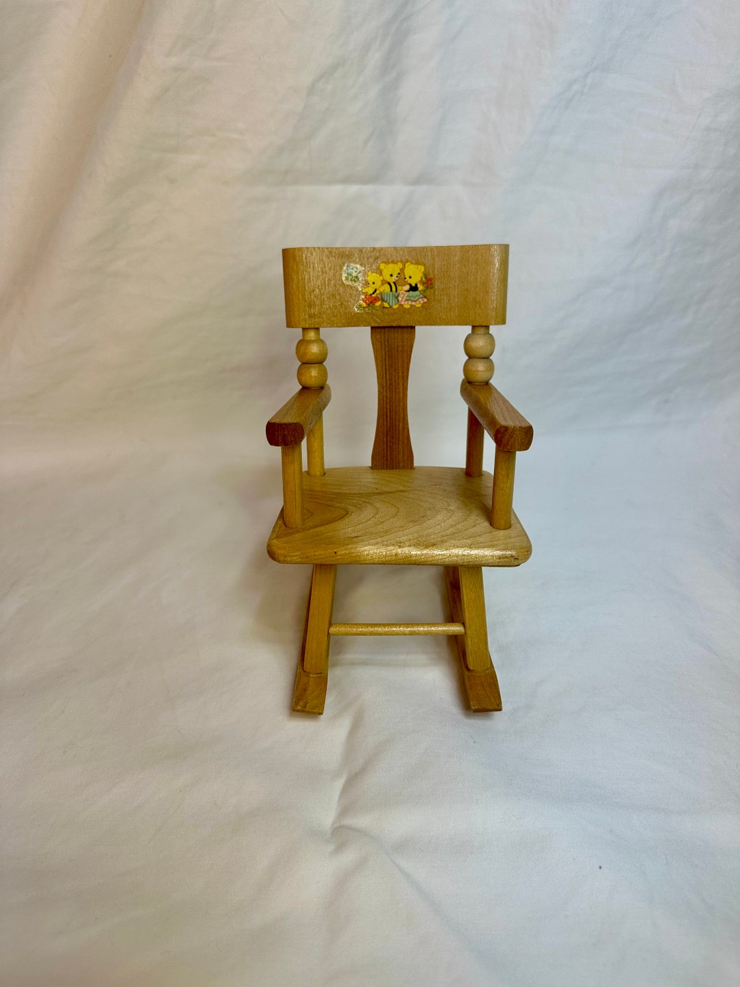 Vintage Strombecker Rocking Chair W/ Decal Etsy