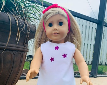 18" Pink and green doll outfit (Doll not included)