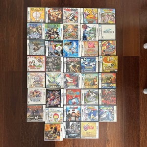 Collection authentique de jeux vidéo Nintendo DS/3DS