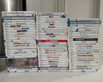 Nintendo Wii/Wii U Authentic Games Collection (A-Z)