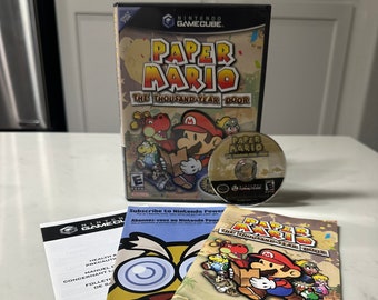 Paper Mario The Thousand Year Door - Authentic Nintendo GameCube Game