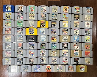 200+ Authentic Nintendo 64 N64 GAMES Collection