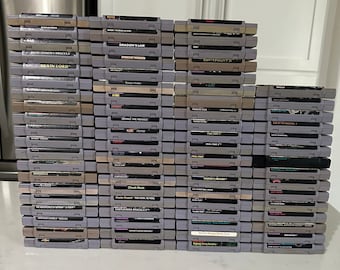 Colección de juegos auténticos de Super Nintendo SNES (A-K)