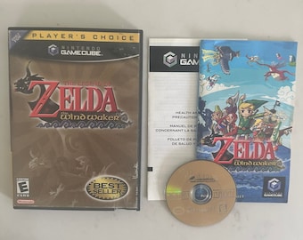 Legend of Zelda Wind Waker - Authentic Nintendo GameCube Video Game