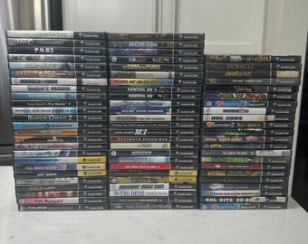 100+ Nintendo GameCube Authentic Video Game Collection
