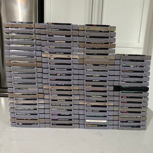 Colección de juegos auténticos de Super Nintendo SNES (A-K)