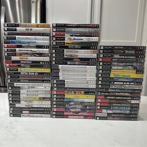 Colección de videojuegos auténticos de SONY Playstation PSP (M-T)
