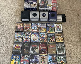 Nintendo GameCube コンソール (任意の色、バンドル オプション付き